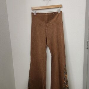 T Party Fashion Brown Cotton Blend Top